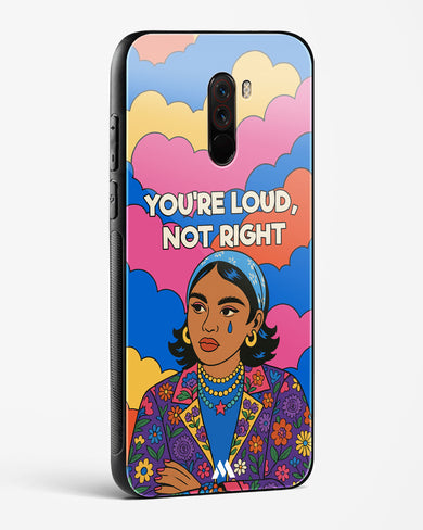Loud Not Right Glass Case Phone Cover (Xiaomi)