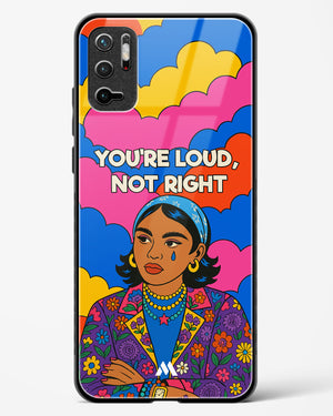 Loud Not Right Glass Case Phone Cover (Xiaomi)