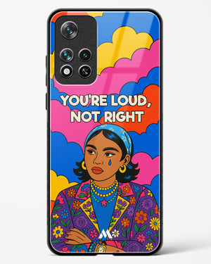 Loud Not Right Glass Case Phone Cover (Xiaomi)