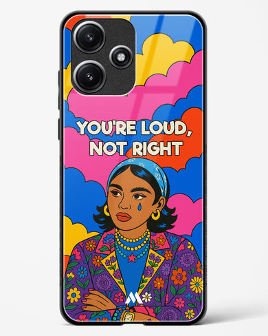 Loud Not Right Glass Case Phone Cover (Xiaomi)