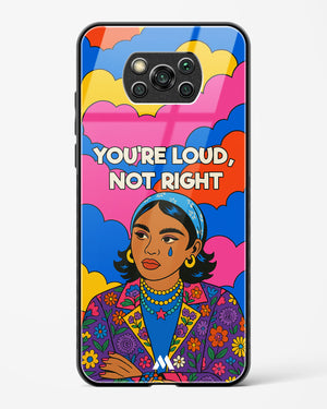 Loud Not Right Glass Case Phone Cover (Xiaomi)