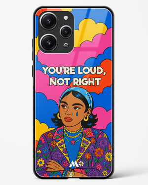 Loud Not Right Glass Case Phone Cover (Xiaomi)