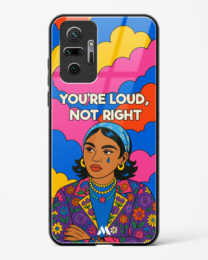 Loud Not Right Glass Case Phone Cover (Xiaomi)