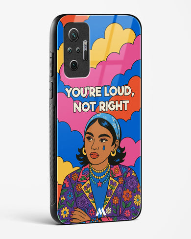 Loud Not Right Glass Case Phone Cover (Xiaomi)