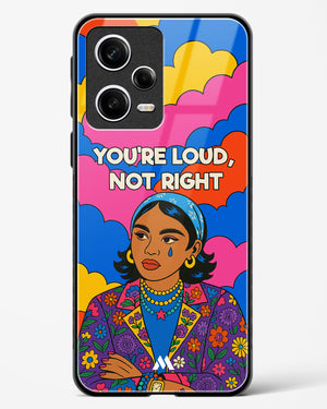 Loud Not Right Glass Case Phone Cover (Xiaomi)