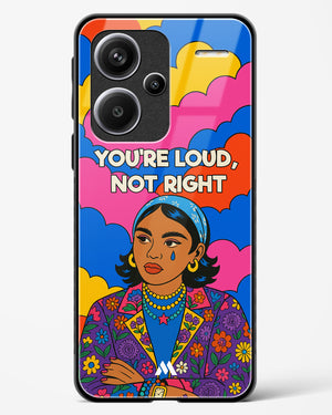 Loud Not Right Glass Case Phone Cover (Xiaomi)