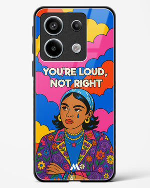 Loud Not Right Glass Case Phone Cover (Xiaomi)