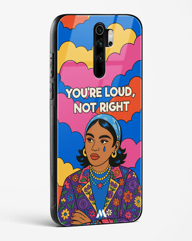 Loud Not Right Glass Case Phone Cover (Xiaomi)
