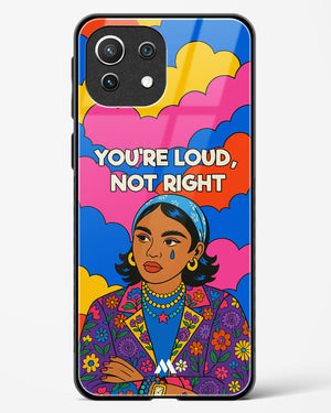 Loud Not Right Glass Case Phone Cover (Xiaomi)