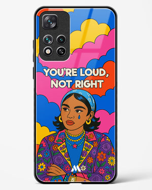 Loud Not Right Glass Case Phone Cover (Xiaomi)