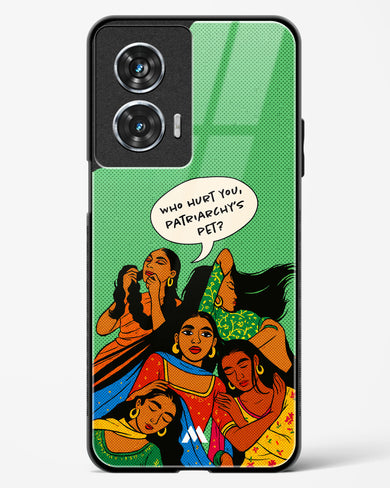 Patriarchy's Pet Glass Case Phone Cover (Motorola)