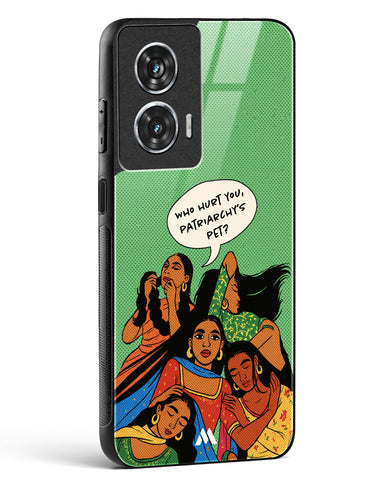 Patriarchy's Pet Glass Case Phone Cover (Motorola)