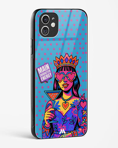 Main Character Energy Glass Case Phone Cover (Apple)