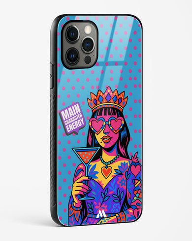 Main Character Energy Glass Case Phone Cover (Apple)