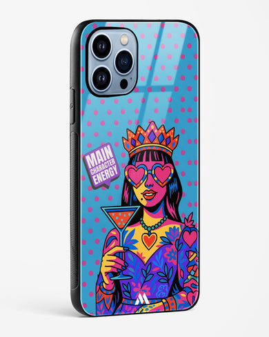 Main Character Energy Glass Case Phone Cover (Apple)