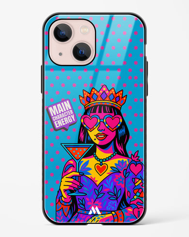 Main Character Energy Glass Case Phone Cover (Apple)