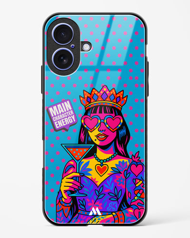 Main Character Energy Glass Case Phone Cover (Apple)