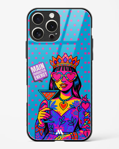 Main Character Energy Glass Case Phone Cover (Apple)
