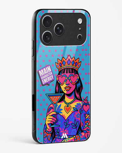 Main Character Energy Glass Case Phone Cover (Apple)