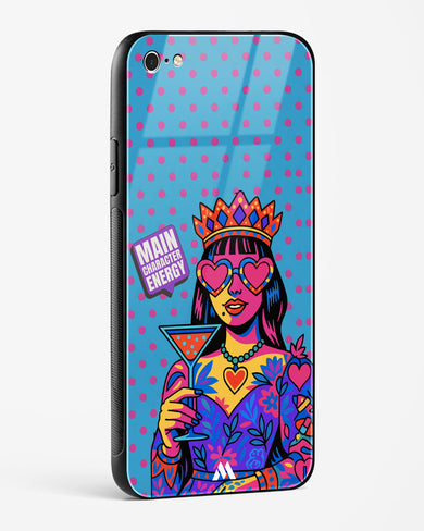 Main Character Energy Glass Case Phone Cover (Apple)