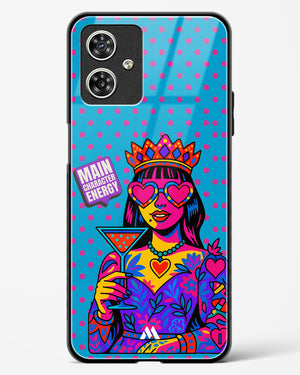 Main Character Energy Glass Case Phone Cover (Motorola)
