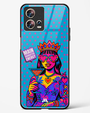 Main Character Energy Glass Case Phone Cover (Motorola)