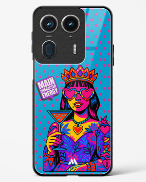 Main Character Energy Glass Case Phone Cover (Motorola)
