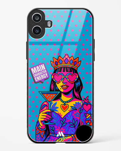 Main Character Energy Glass Case Phone Cover (Nothing)