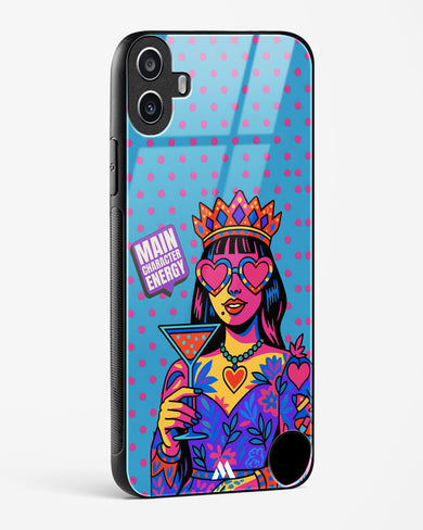 Main Character Energy Glass Case Phone Cover (Nothing)