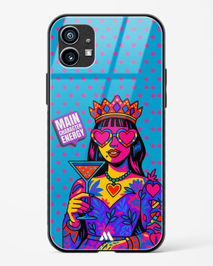 Main Character Energy Glass Case Phone Cover (Nothing)