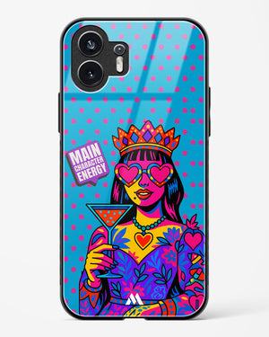 Main Character Energy Glass Case Phone Cover (Nothing)