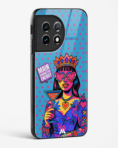 Main Character Energy Glass Case Phone Cover (OnePlus)