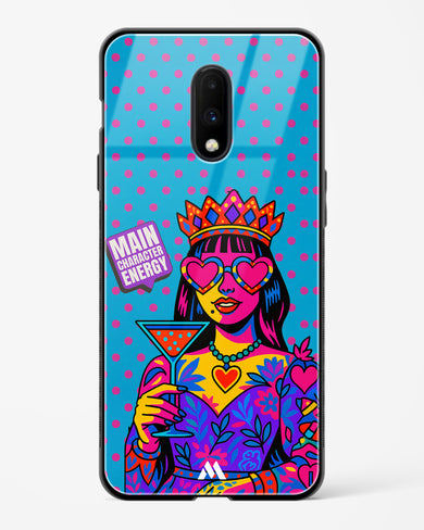 Main Character Energy Glass Case Phone Cover (OnePlus)