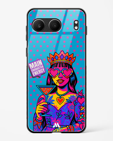 Main Character Energy Glass Case Phone Cover (OnePlus)