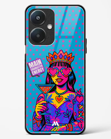 Main Character Energy Glass Case Phone Cover (Oppo)