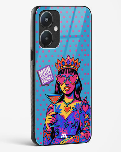 Main Character Energy Glass Case Phone Cover (Oppo)
