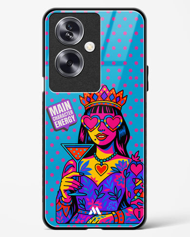 Main Character Energy Glass Case Phone Cover (Oppo)