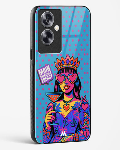 Main Character Energy Glass Case Phone Cover (Oppo)