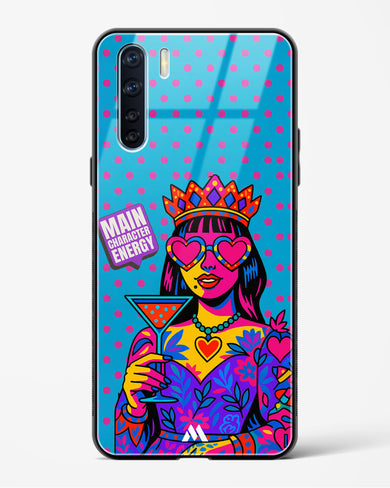 Main Character Energy Glass Case Phone Cover (Oppo)