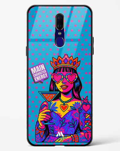 Main Character Energy Glass Case Phone Cover (Oppo)