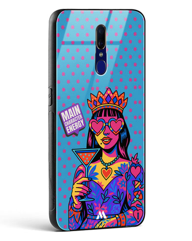 Main Character Energy Glass Case Phone Cover (Oppo)