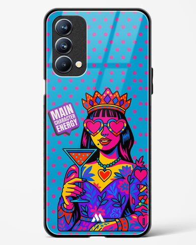 Main Character Energy Glass Case Phone Cover (Oppo)