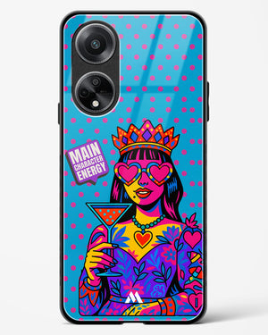 Main Character Energy Glass Case Phone Cover (Oppo)