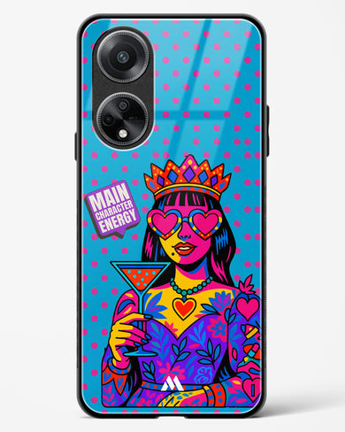 Main Character Energy Glass Case Phone Cover (Oppo)