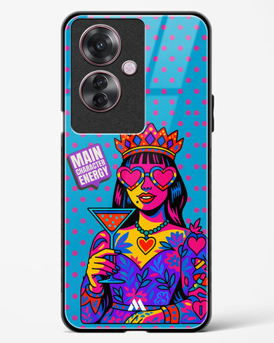 Main Character Energy Glass Case Phone Cover (Oppo)