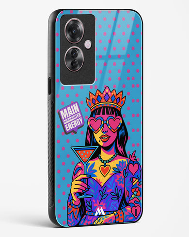 Main Character Energy Glass Case Phone Cover (Oppo)
