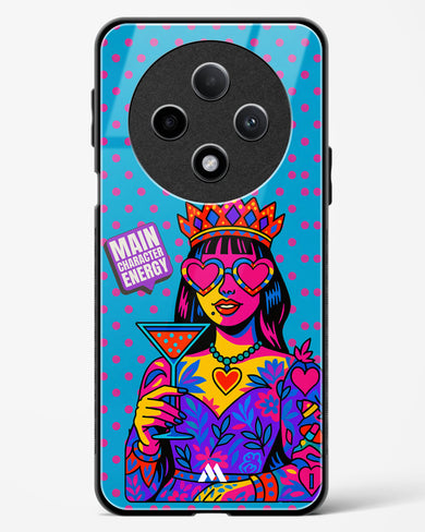 Main Character Energy Glass Case Phone Cover (Oppo)