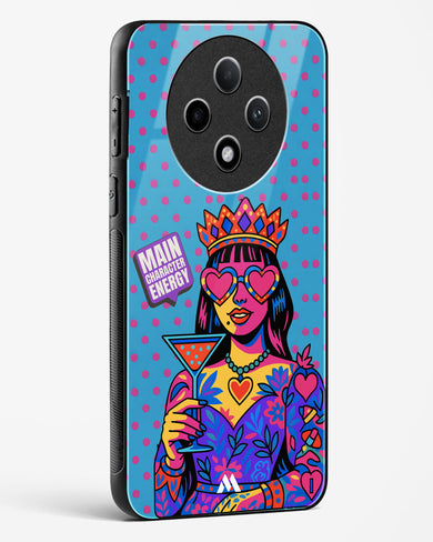 Main Character Energy Glass Case Phone Cover (Oppo)