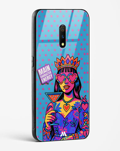 Main Character Energy Glass Case Phone Cover (Oppo)