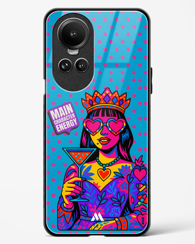Main Character Energy Glass Case Phone Cover (Oppo)